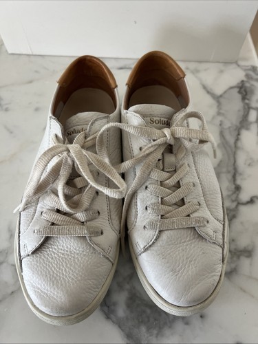 Soludos white caramel trim - soludos, w/caramel
