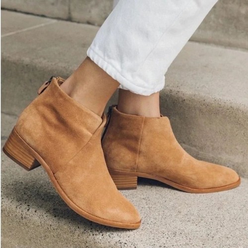 Soludos leather suede tan - leather,